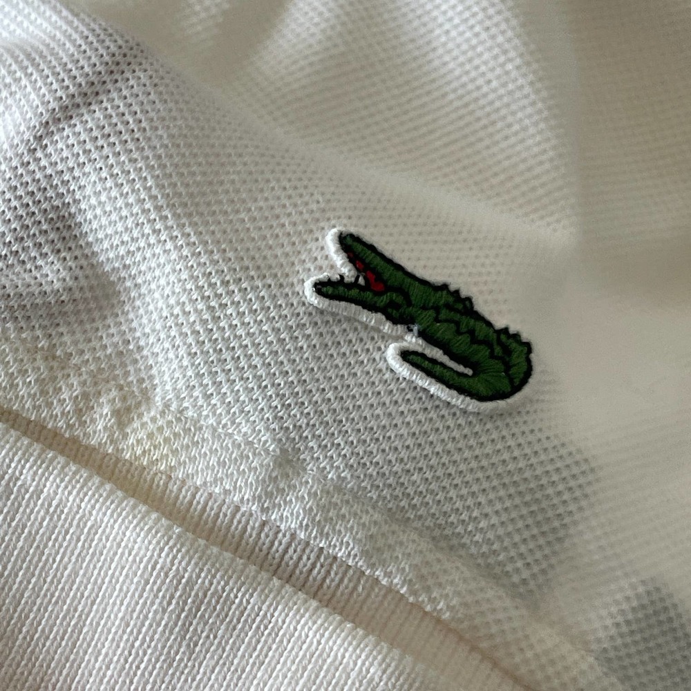 NEW Lacoste Save Our Species Limited Edition Iguana Medium White Polo Shirt - Picture 7 of 11
